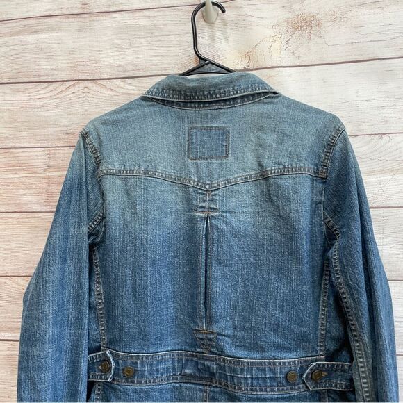 VINTAGE 90s LEVIS BOX‎ JEAN JACKET - Picture 8 of 10